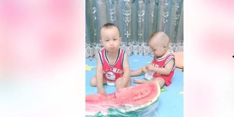 萌娃吃瓜热门视频下载,萌态可掬萌翻网友